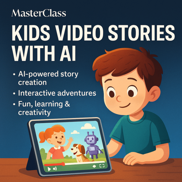 🎬 MasterClass – Kids Video Stories with AI: Fun, Learning & Creativity
