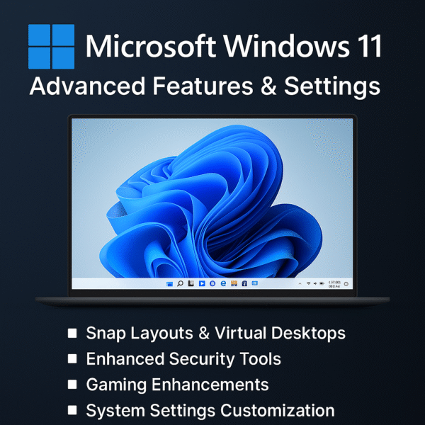 💻 Microsoft Windows 11 – Advanced Features & Settings for Power Users